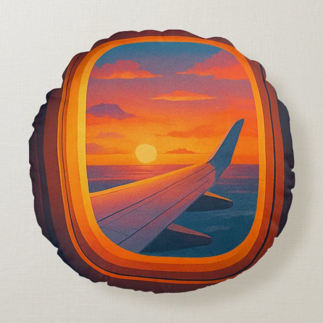 Holiday is round cushion (Front)