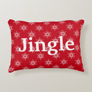 Holiday Jingle Country Pattern Christmas Decorative Cushion