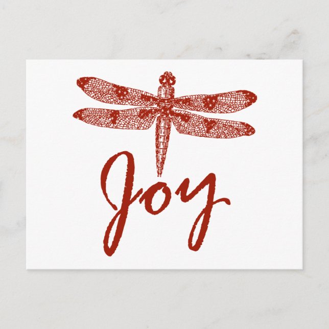 Holiday Joy Dragonfly (Front)