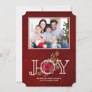 Holiday Joy Photo Holiday Card