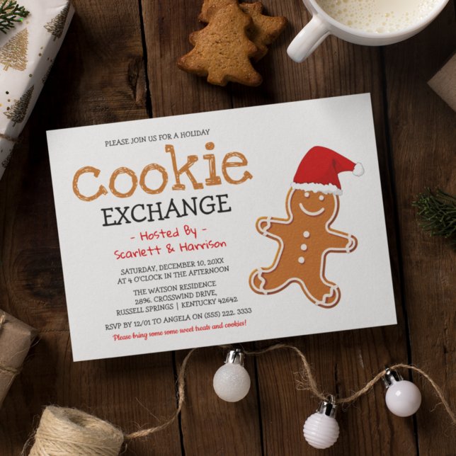 Holiday Kids Cookie Exchange | Christmas Invitation (Creator Uploaded)