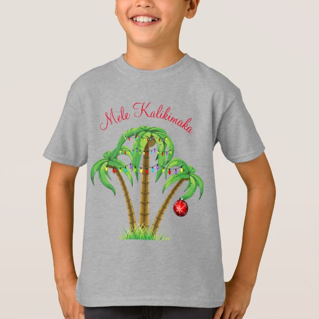 Holiday Kid's Shirt Mele Kalikimaka (Front)