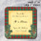 Holiday Kitchen of Holly Plaid Baking Sticker