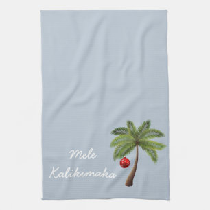 Holiday Kitchen Towel-Mele Kalikimaka Tea Towel