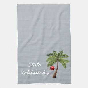 Holiday Kitchen Towel-Mele Kalikimaka Tea Towel