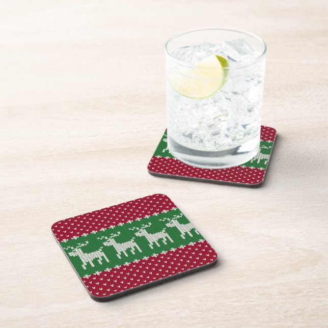 Holiday Knit No. 01 Coaster (Right Side)