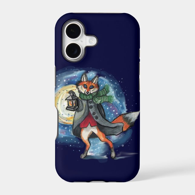 Holiday Lantern Fox~iphone case (Back)