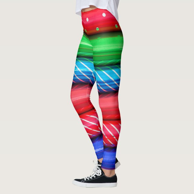 Holiday Leggings ( Colorful leggings featuring vibrant patterns. )