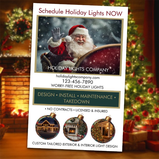 Holiday Light Installation Business Flyer (Creator Uploaded)
