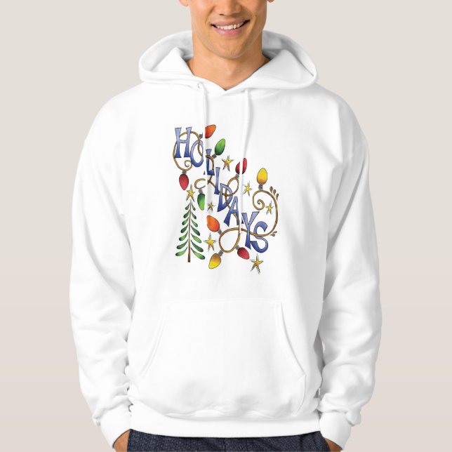 Holiday Lights Hoodie (Front)