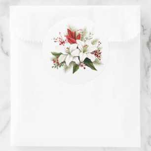 Holiday Lilies Stickers