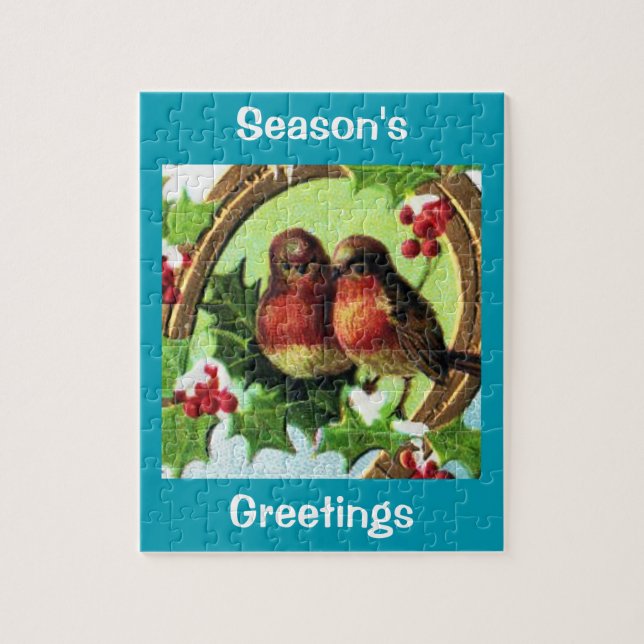 Holiday Love Birds Jigsaw Puzzle (Vertical)