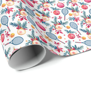Holiday Love-Love tennis Christmas,  Wrapping Paper