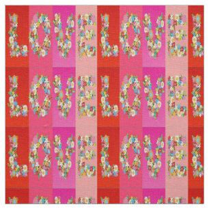Holiday Love Theme Fabrics - Sewing Fabric