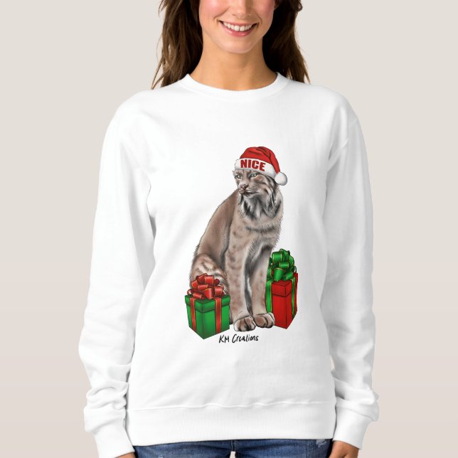 Holiday lynx sweatshirt (Front)