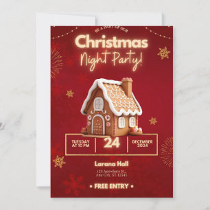 "Holiday Magic: An Enchanted Christmas Celebration Invitation