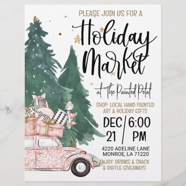 Holiday Market Flyer (Front)