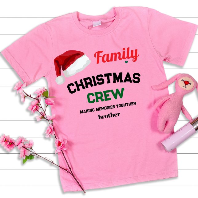 Holiday Matching Christmas Crew Making Memories  Tri-Blend Shirt (Creator Uploaded)