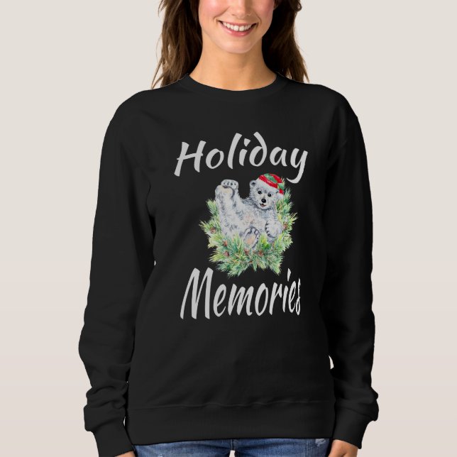 Holiday Memories Matching Family Group Polar Bear  Sweatshirt (Front)