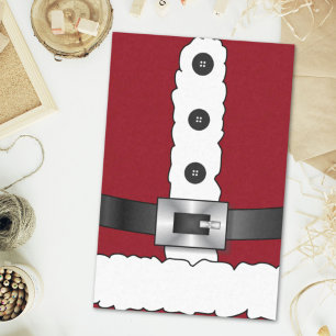 holiday merry xmas christmas party Santa Claus Tissue Paper