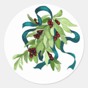 Holiday Mistletoe Envelope Seal for Amy