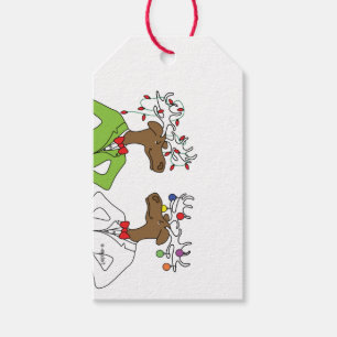 Holiday Moose Gift Tags
