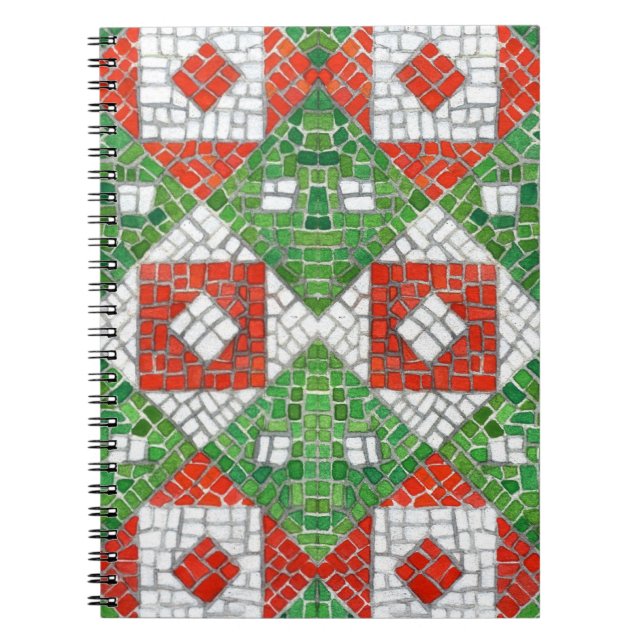 HOLIDAY MOSAIC 6.5x8.75 Spiral Notebook (Front)
