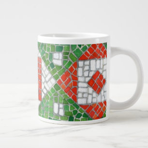 HOLIDAY MOSAIC Big White Mug