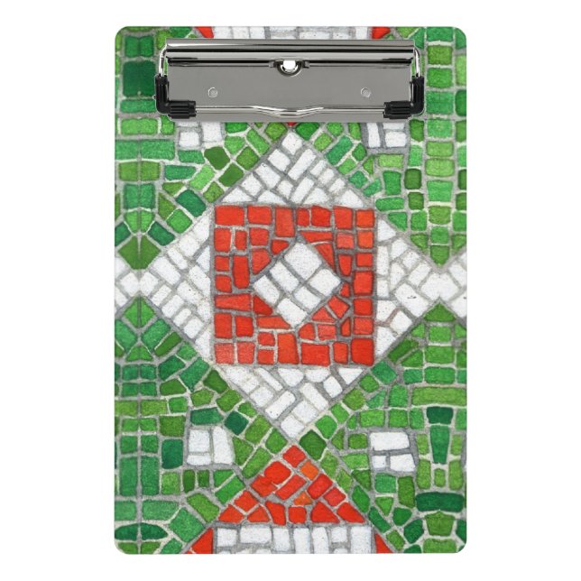 HOLIDAY MOSAIC Mini Clipboard (Front)