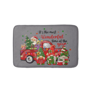 Holiday Most Wonderful Time Of The Year Bath Mat