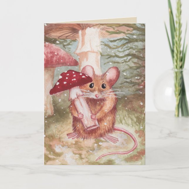 Holiday Mouse and Mushroom (Front)
