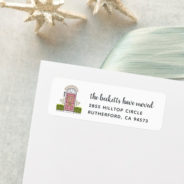 Holiday Moving Announcement Return Address Label (Creator Uploaded)