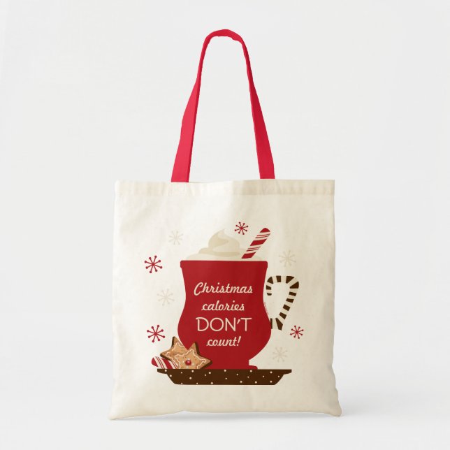 Holiday Mug Custom Tote Bag (Front)