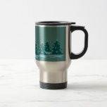 Holiday Mug Travel Cup Festive Christmas Tree Cup<br><div class="desc">Christmas Cups Travel Mugs Decor Blue Holiday Tree Gifts Classic Blue Christmas Coffee Mugs Glasses & Cups for Men Women Kids Home & Office Original Stylish Nondenominational Holiday Cups Mugs & Glasses Christmas / Hanukkah Holiday Tree Gifts Cups & Mugs Travel Mugs Blue Christmas Beer Mugs Design by Kim Hunter....</div>
