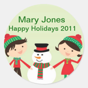 Holiday Name Tags For Parties