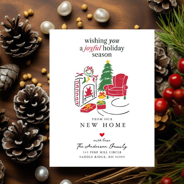 Holiday New Home Announcement Card (Creator Uploaded)