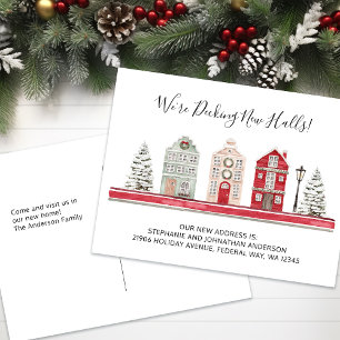 Holiday New Home Moving Announcement Postcard