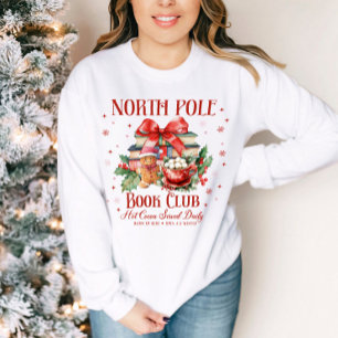 Holiday North Pole Book Club Christmas Sweatshirt