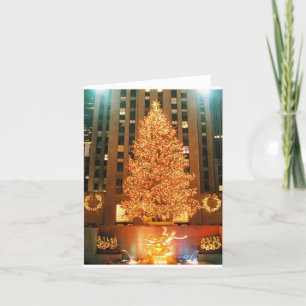 Holiday Note Card Rockefeller Centre Tree