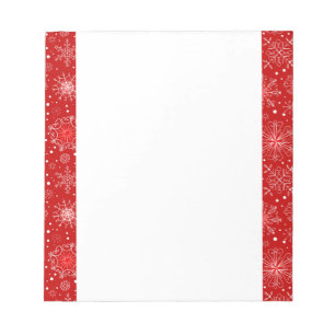Holiday Notepad-Snowflakes Notepad