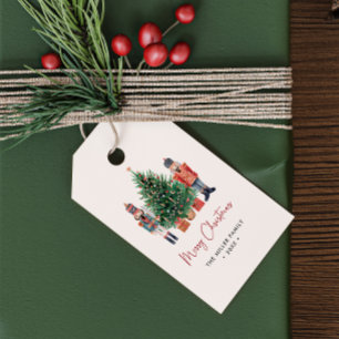 Holiday Nutcracker Christmas Gift Tags