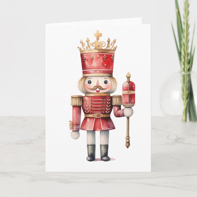 Holiday Nutcracker King in Red BLANK  (Front)