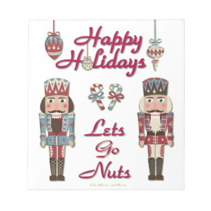 Holiday Nutcracker Lets Go Nuts Notepad