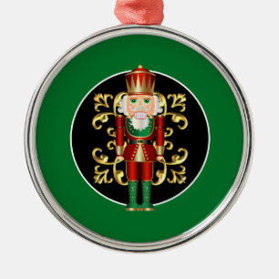Holiday Nutcracker Metal Tree Decoration