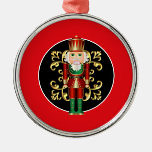 Holiday Nutcracker Metal Tree Decoration