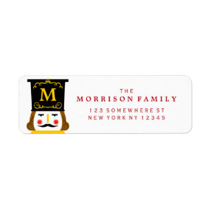 Holiday Nutcracker Monogram