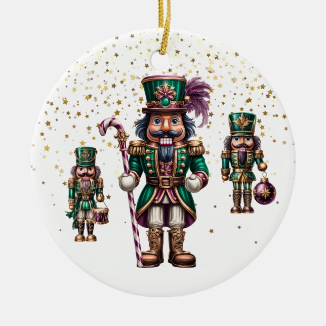 Holiday Nutcracker Ornament (Front)