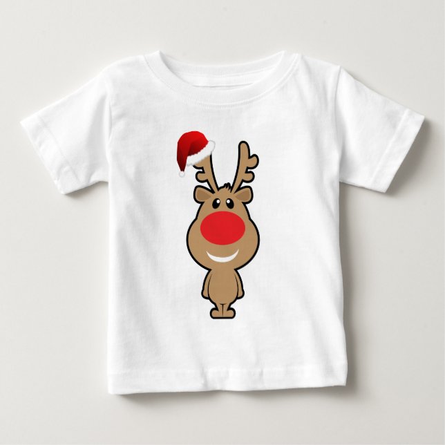 Holiday of funny Christmas santa Baby T-Shirt (Front)