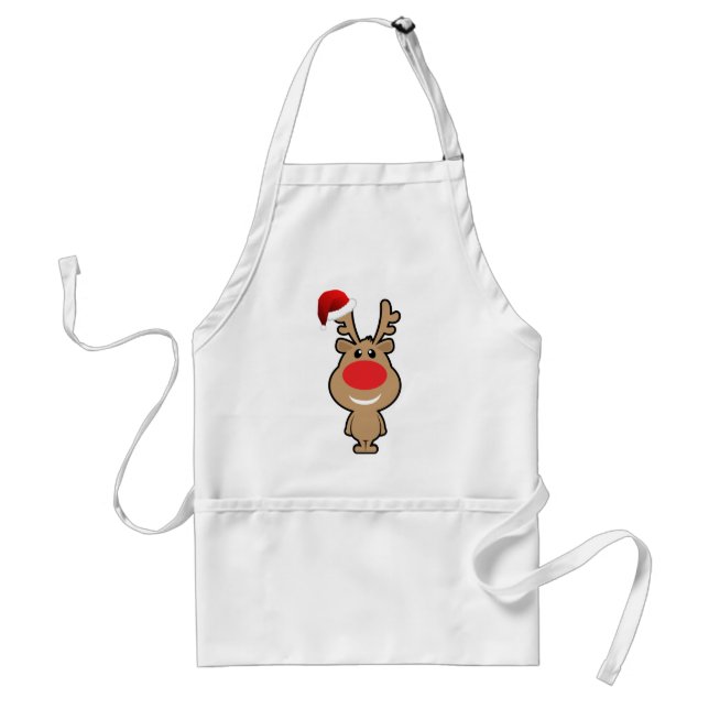 Holiday of funny Christmas santa Standard Apron (Front)