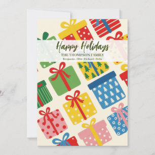 Holiday of Gifting - Joy and Giving Holiday Cards